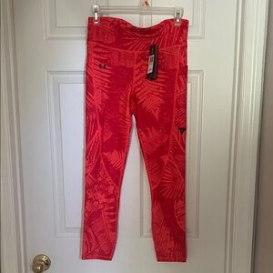 Under Armour Women  orange/red Patterned Leggings